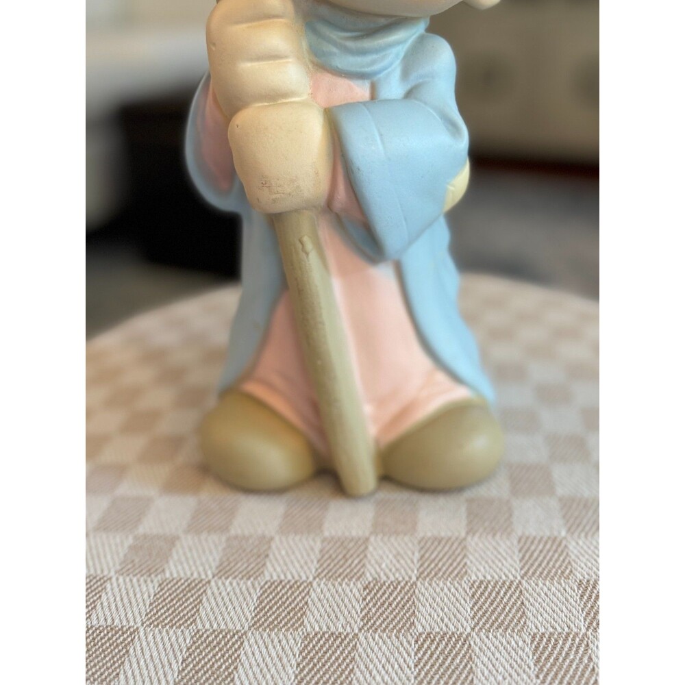 Vintage 1999 Precious Moments Nativity Large Mary Baby Jesus & Joseph Figurines - Picture 15 of 16